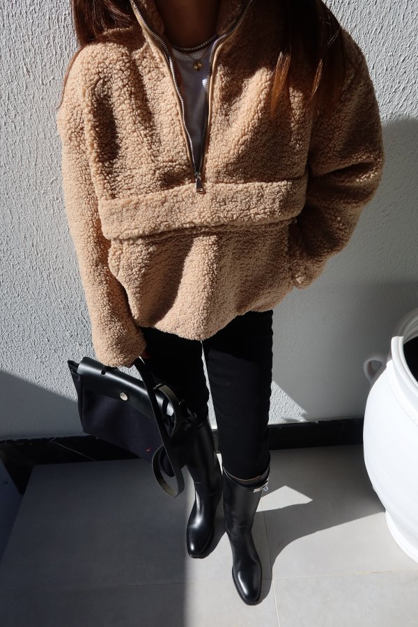 Kanguru Cepli Teddy Sweat