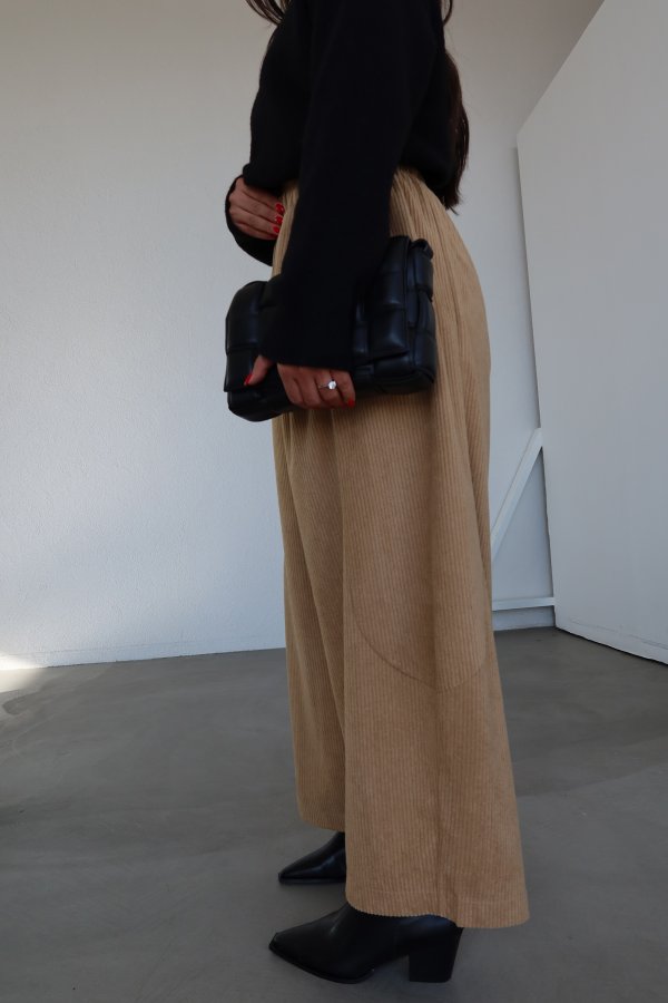 Fitilli Geniş Kalıp Pantolon