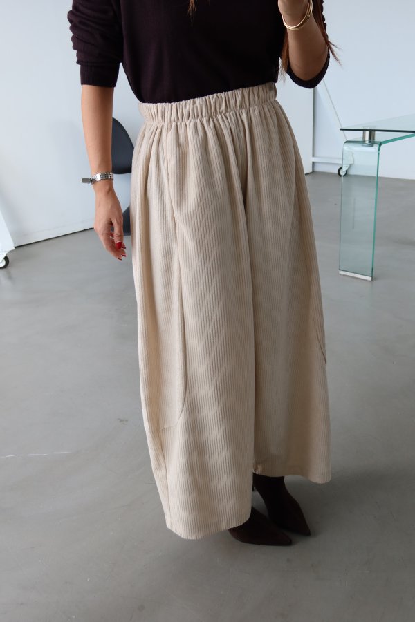 Fitilli Geniş Kalıp Pantolon