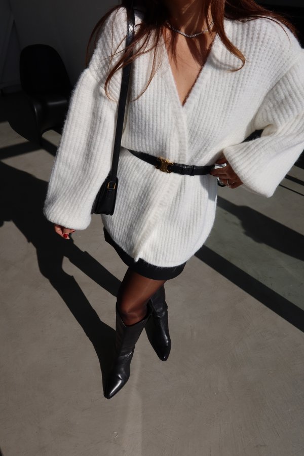 Balon Kol Dökümlü Hırka