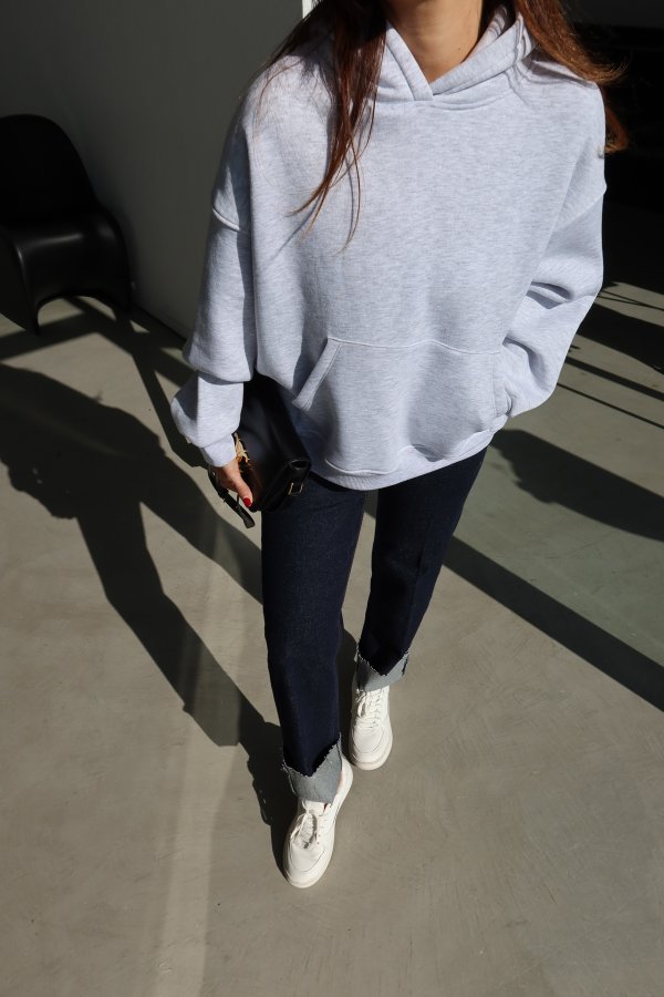 Kanguru Cepli Kapişönlü Sweatshirt