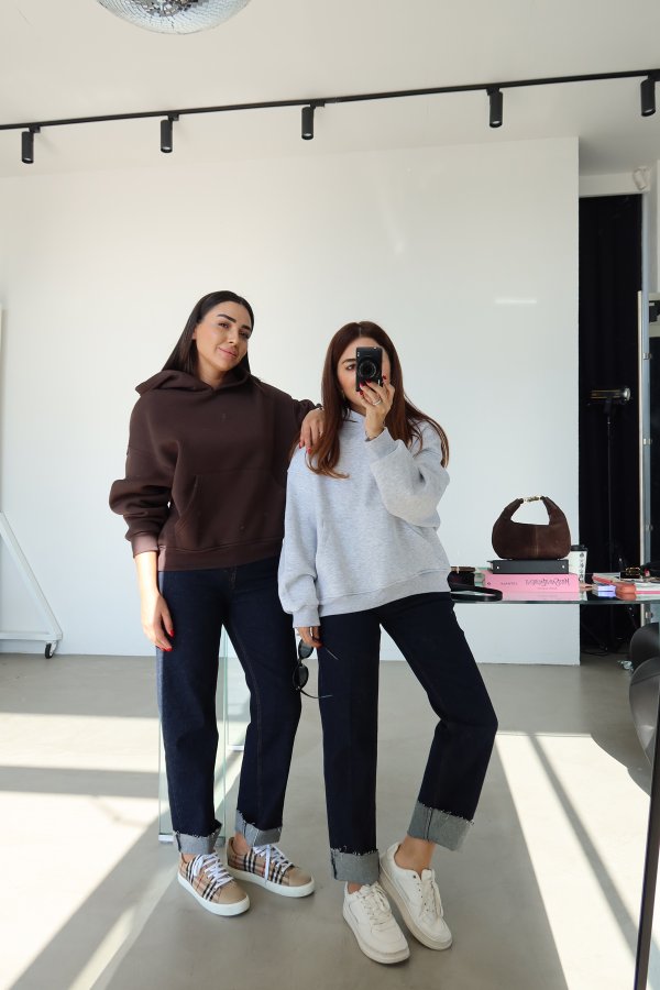 Kanguru Cepli Kapişönlü Sweatshirt