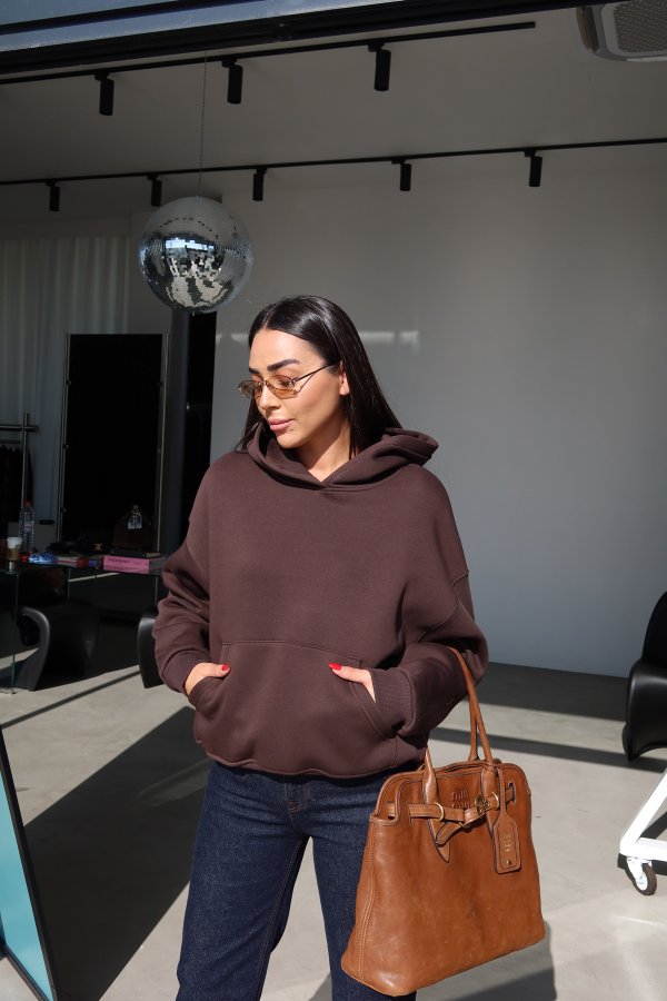 Kanguru Cepli Kapişönlü Sweatshirt