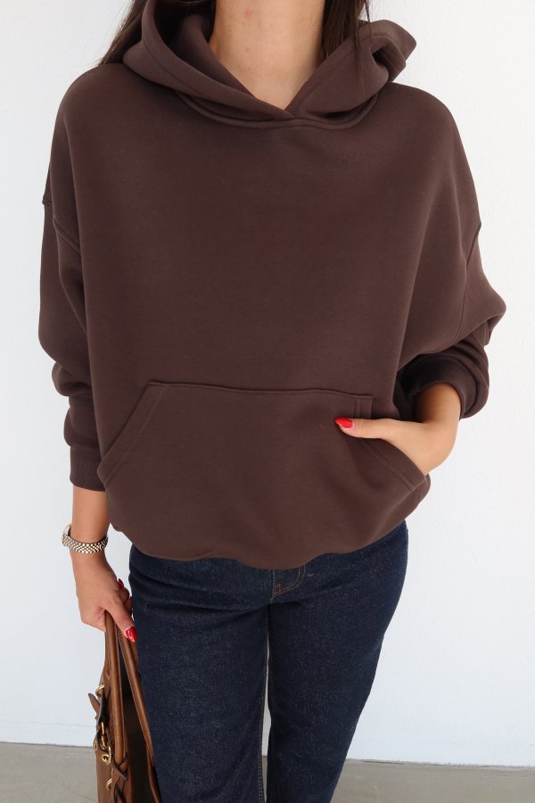 Kanguru Cepli Kapişönlü Sweatshirt