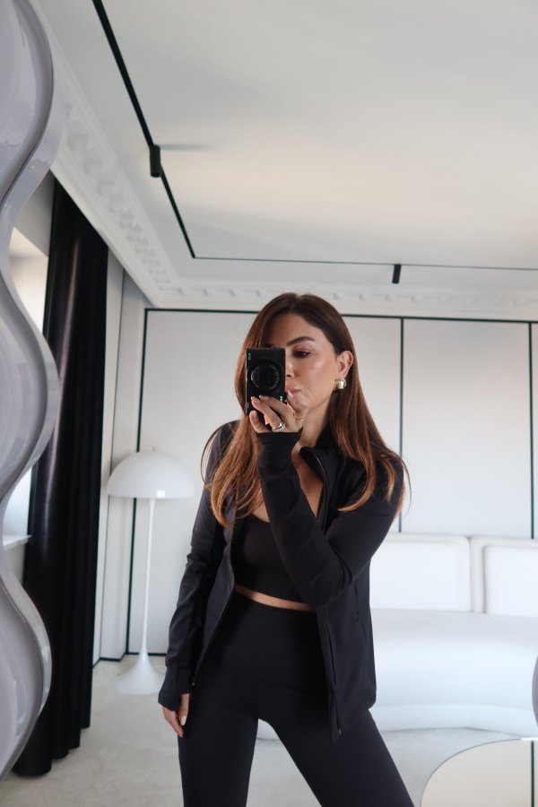 Yumuşak Dokulu Sweat Büstiyer Eşofman Alt Üçlü Takım