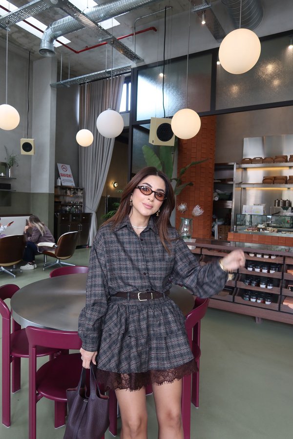 Pötikareli Gömlek Etek Takım