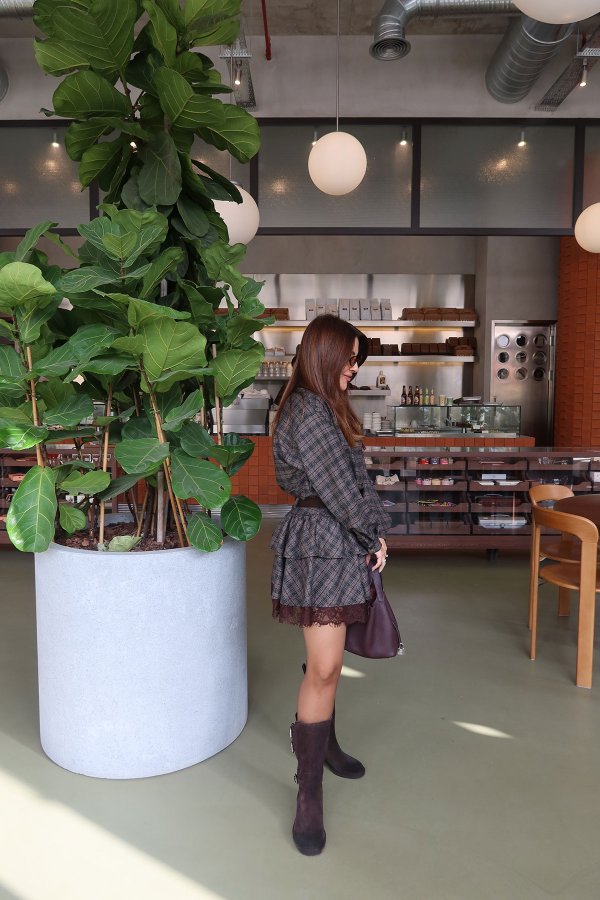 Pötikareli Gömlek Etek Takım