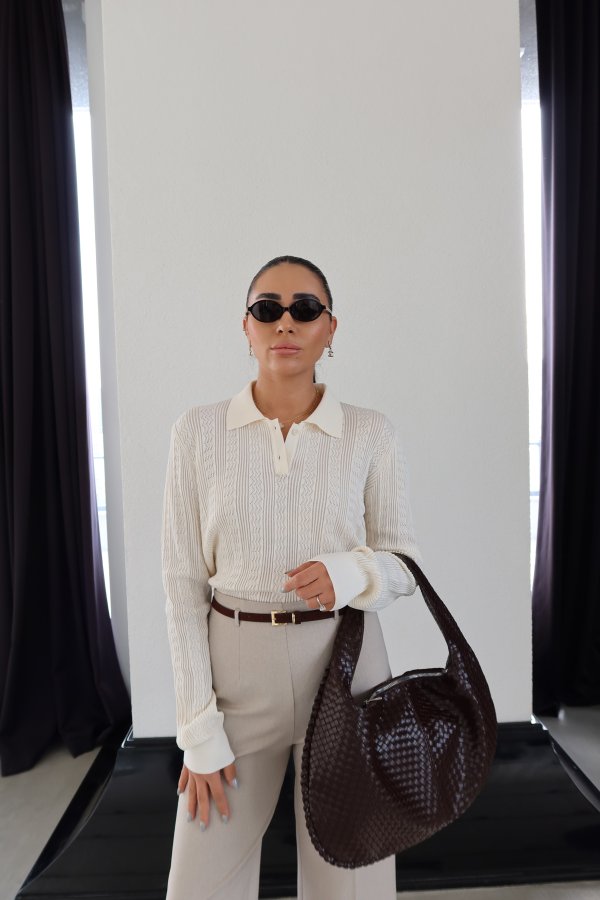 Polo Yaka Ajurlu Triko