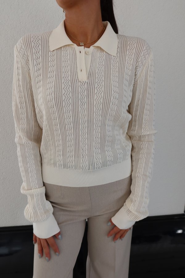 Polo Yaka Ajurlu Triko