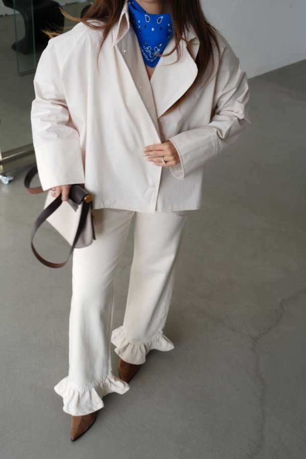 Yandan Düğmeli Oversize Gömlek