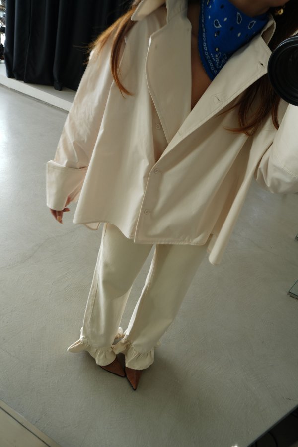 Yandan Düğmeli Oversize Gömlek