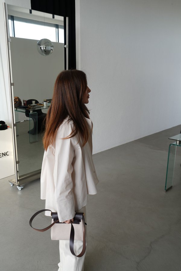 Yandan Düğmeli Oversize Gömlek