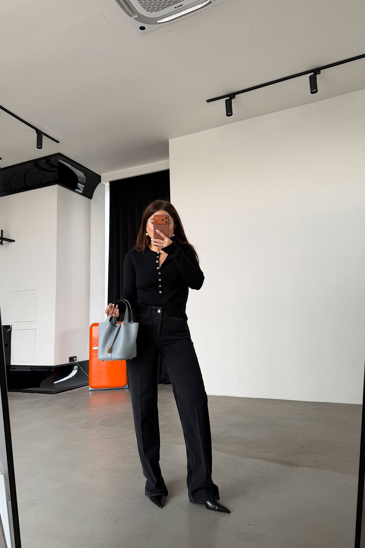 Yüksek Bel Düz Kesim Jean