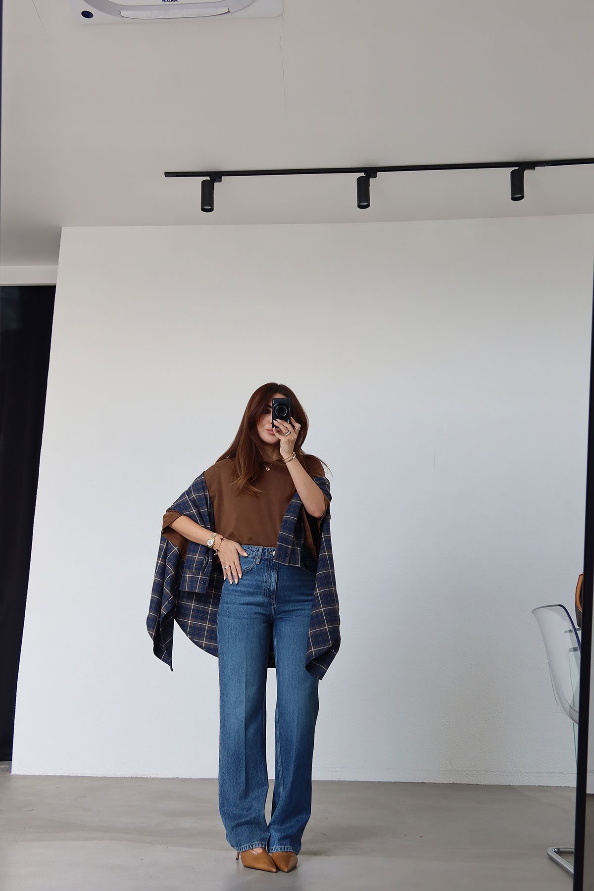 Yüksek Bel Düz Kesim Jean