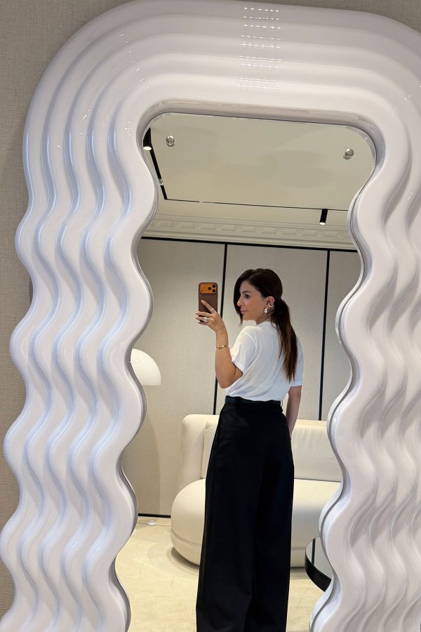 Pileli Düz Kesim Pantolon