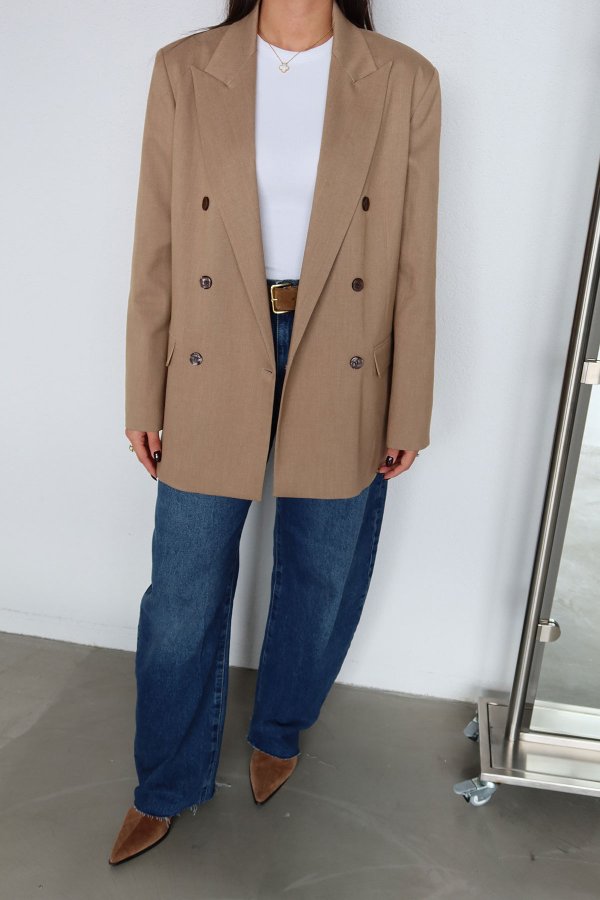 Kruvaze Yaka Premium Blazer Ceket