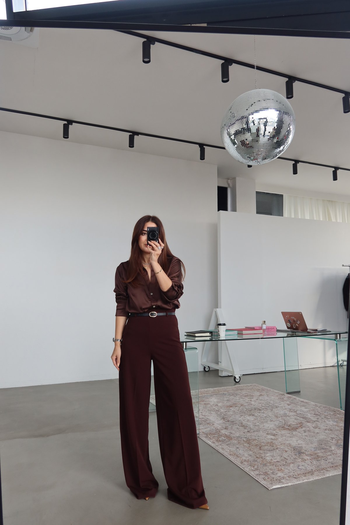 Yüksek Bel Ekstra Bol Paça Palozzo Pantolon