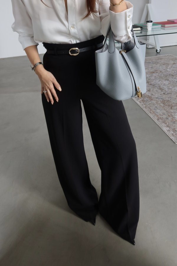 Yüksek Bel Ekstra Bol Paça Palozzo Pantolon