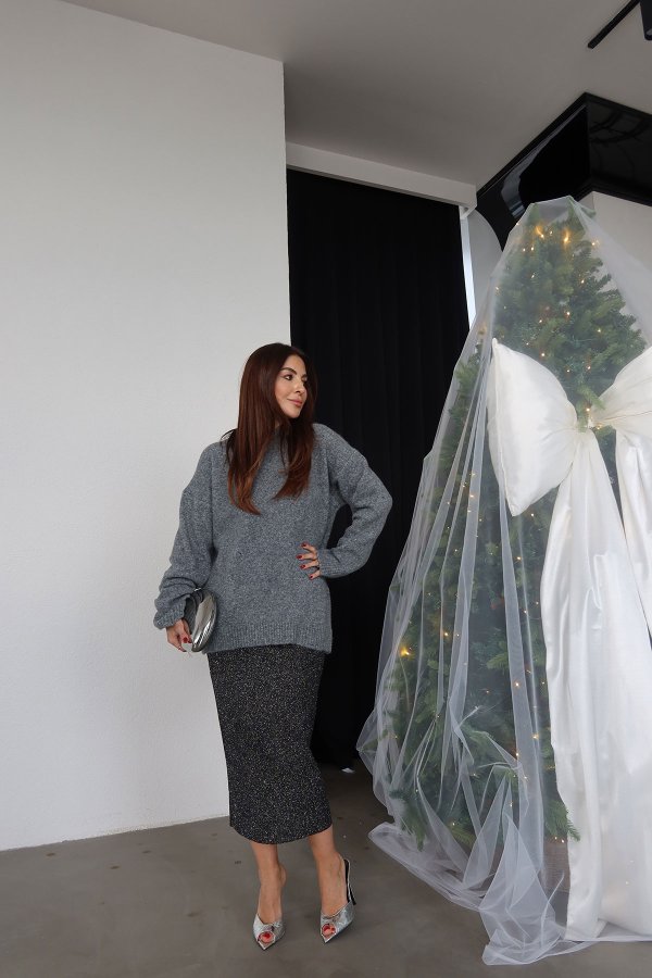 Oversize Basic Yün Kazak