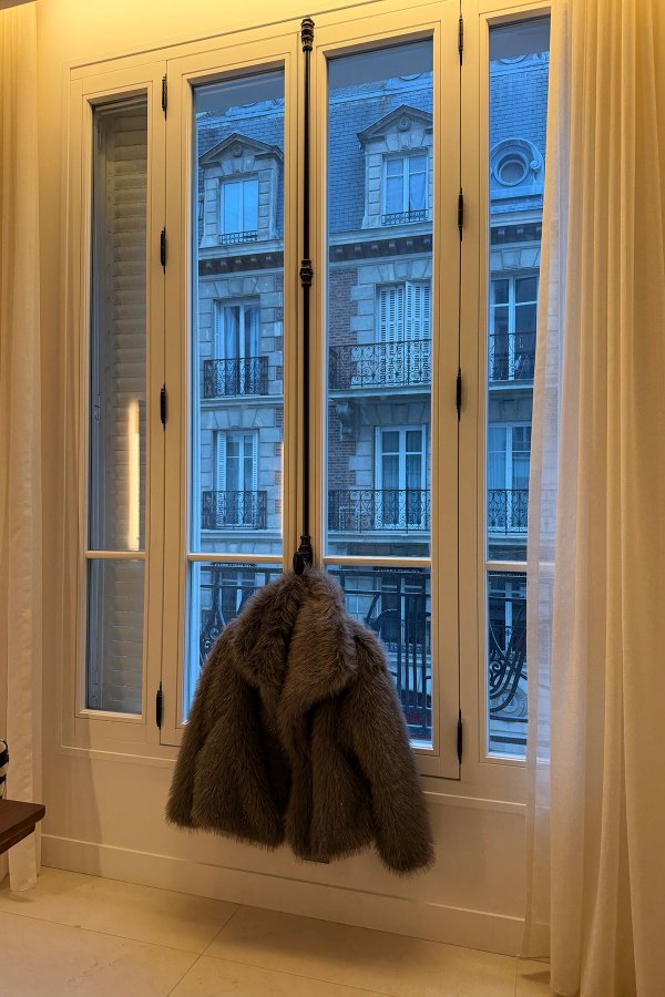 Çıtçıtlı Simli Kürk Ceket