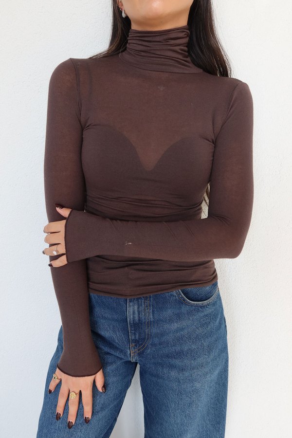 Balıkçı Yaka Kaşmir Bluz