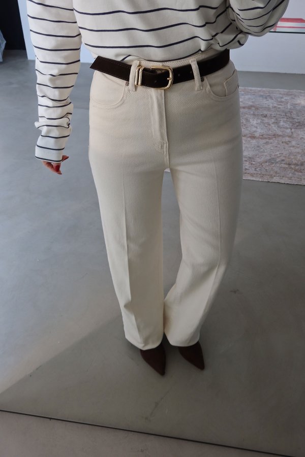 Kemerli Straight Fit Jean