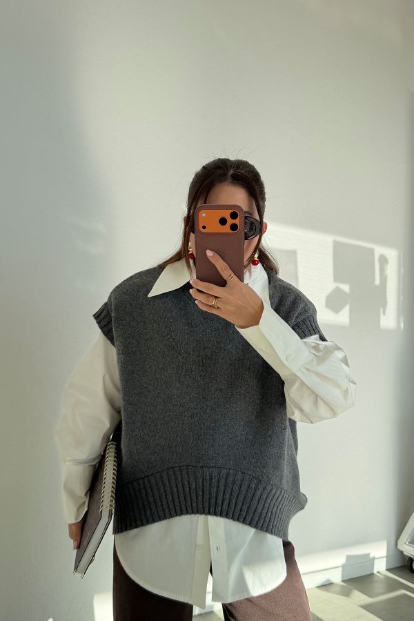 Verev Kesim Oversize Süveter