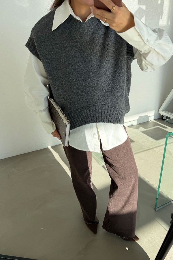 Verev Kesim Oversize Süveter