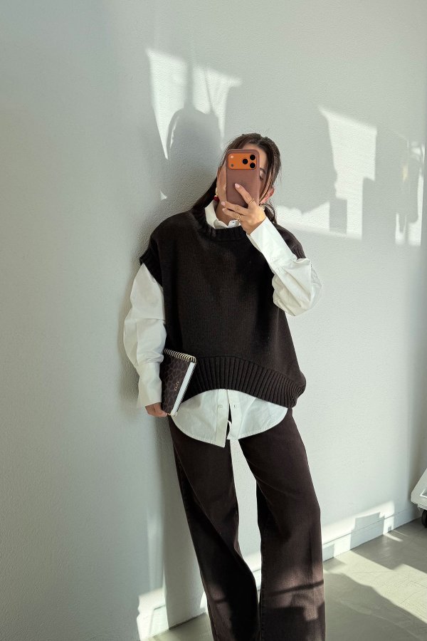 Verev Kesim Oversize Süveter