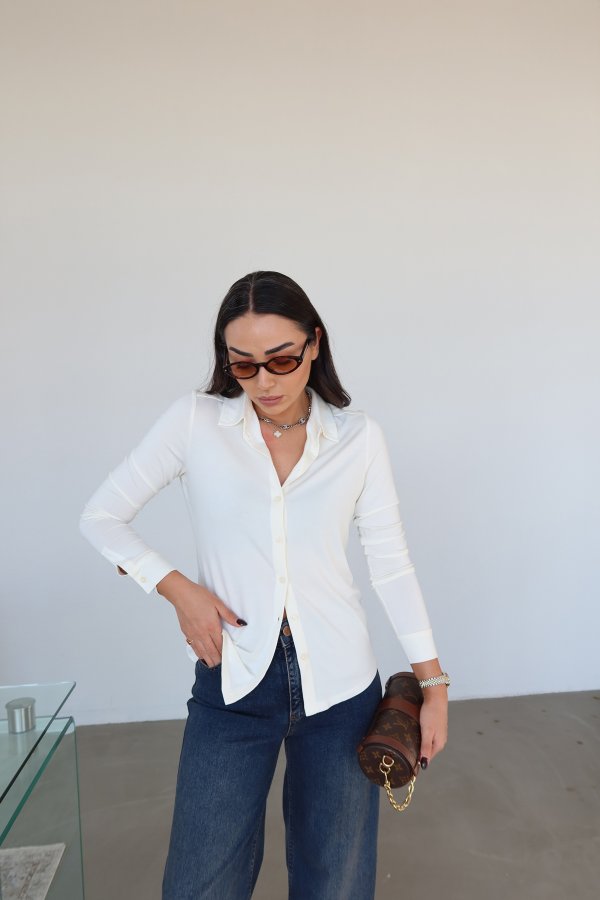 Yumuşak Dokulu Basic Gömlek