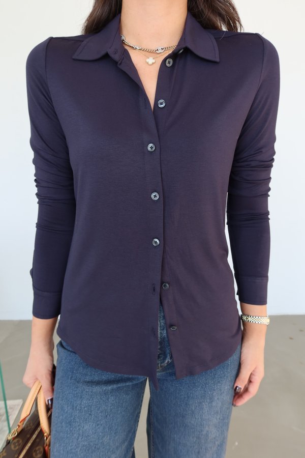 Yumuşak Dokulu Basic Gömlek