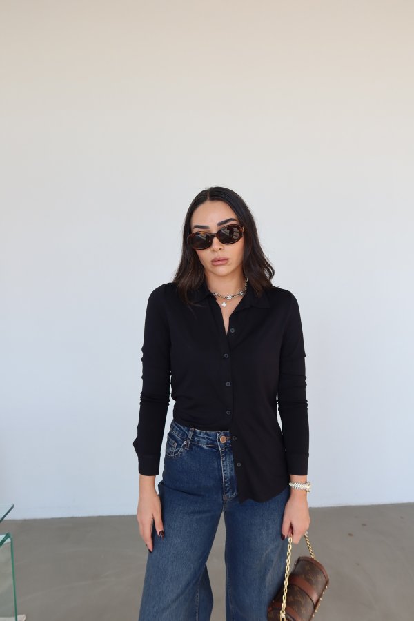 Yumuşak Dokulu Basic Gömlek