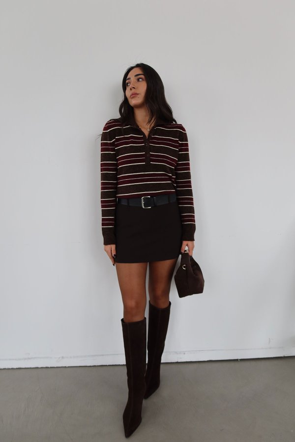 Kalın Kemerli Basic Mini Şort Etek