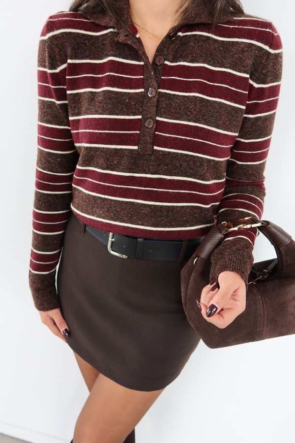 Kalın Kemerli Basic Mini Şort Etek