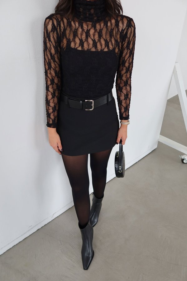 Kalın Kemerli Basic Mini Şort Etek