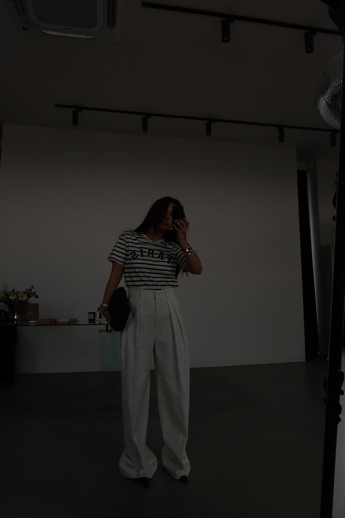 Çift Pileli Geniş Kalıp Pantolon