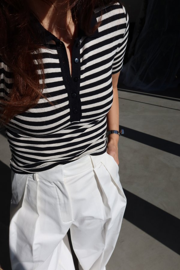 Polo Yaka Triko Bluz