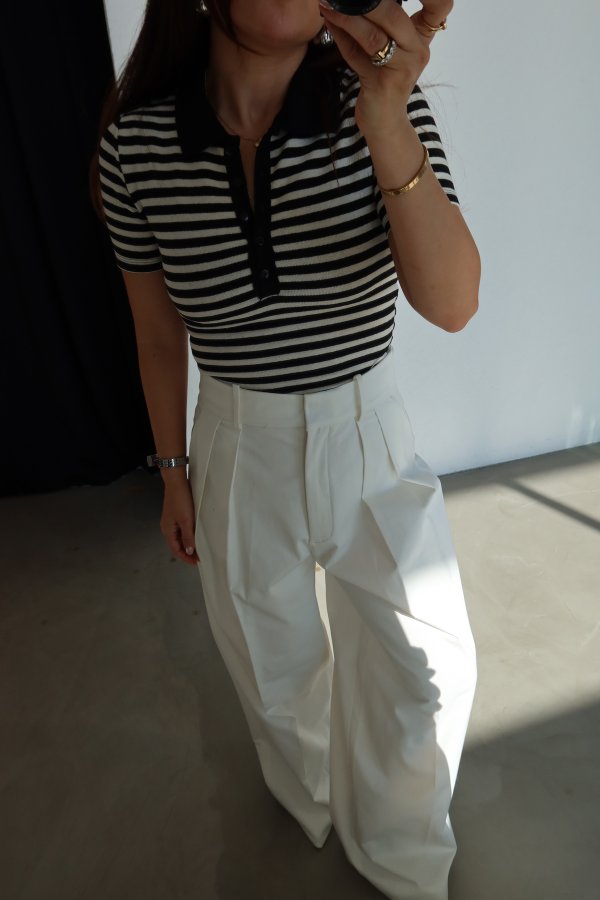 Polo Yaka Triko Bluz