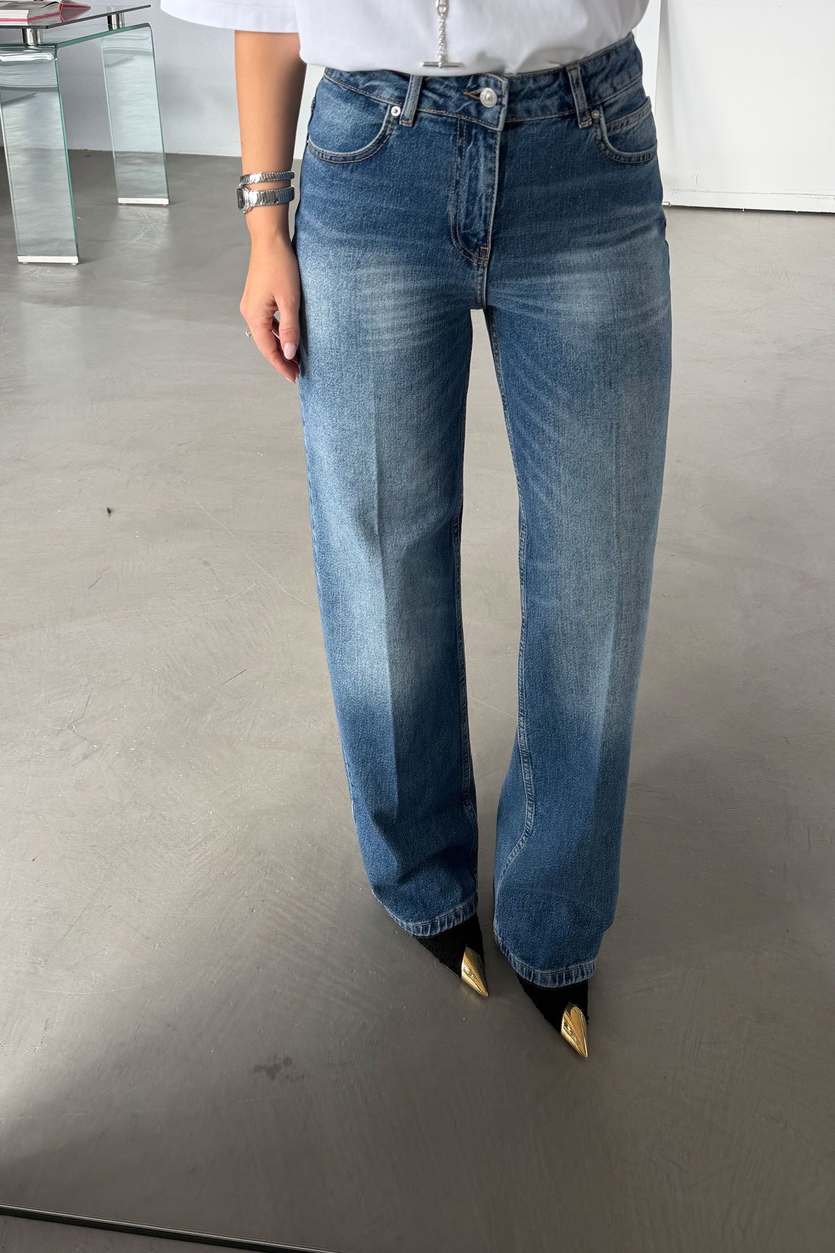 Likralı Relax Fit Jean