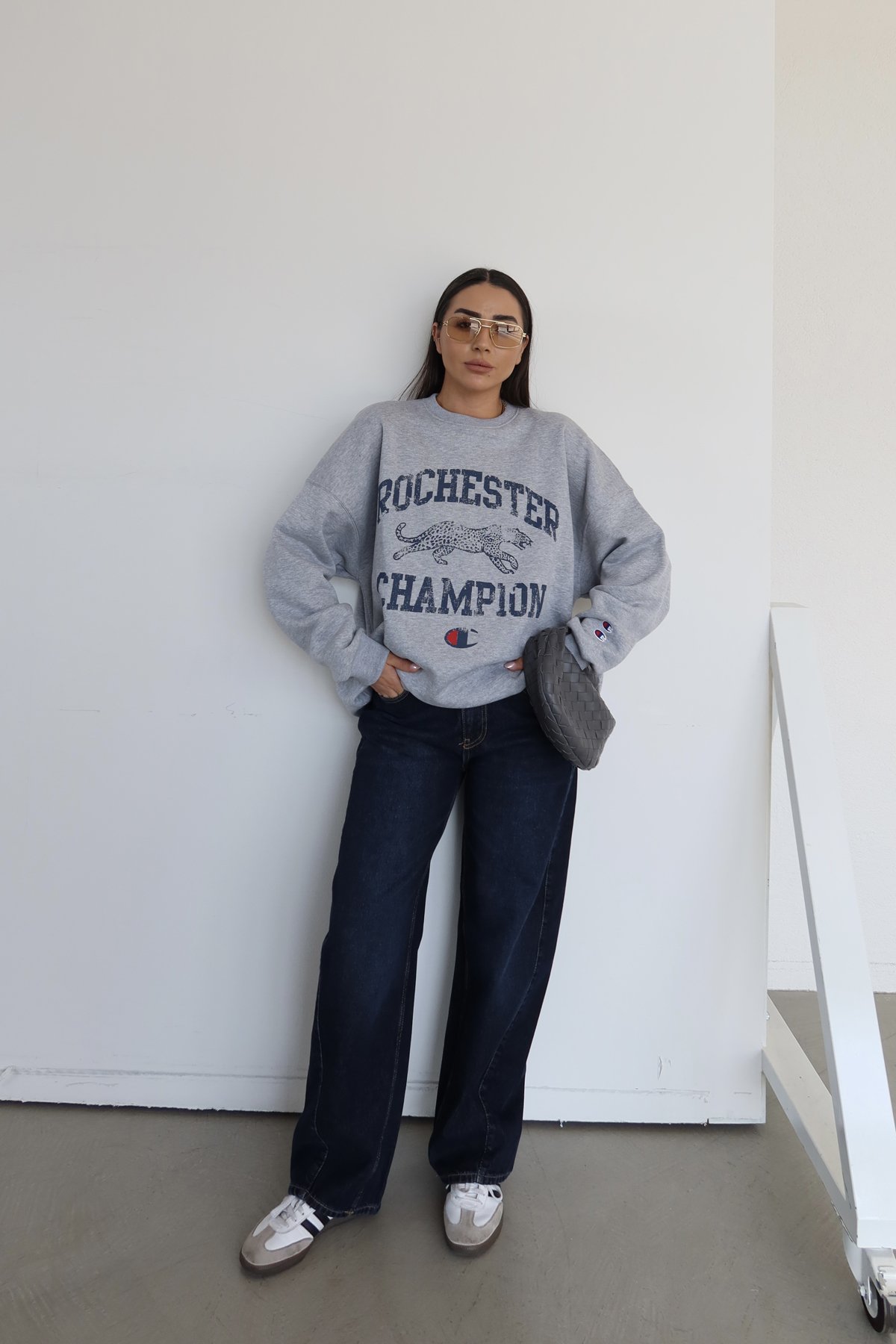 Kontrast Dikişli Balon Jean