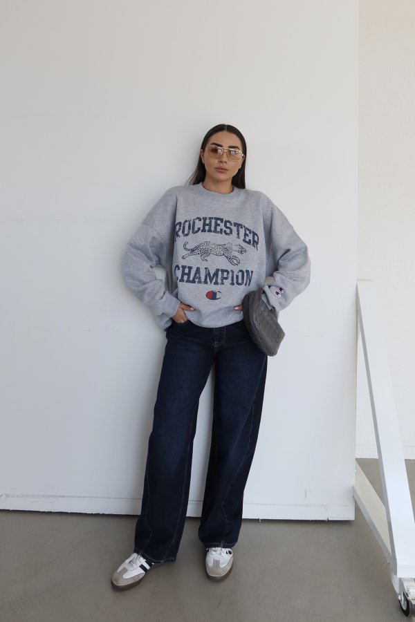 Kontrast Dikişli Balon Jean