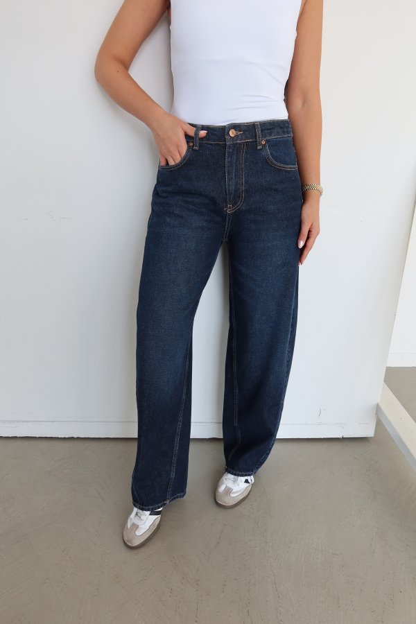 Kontrast Dikişli Balon Jean