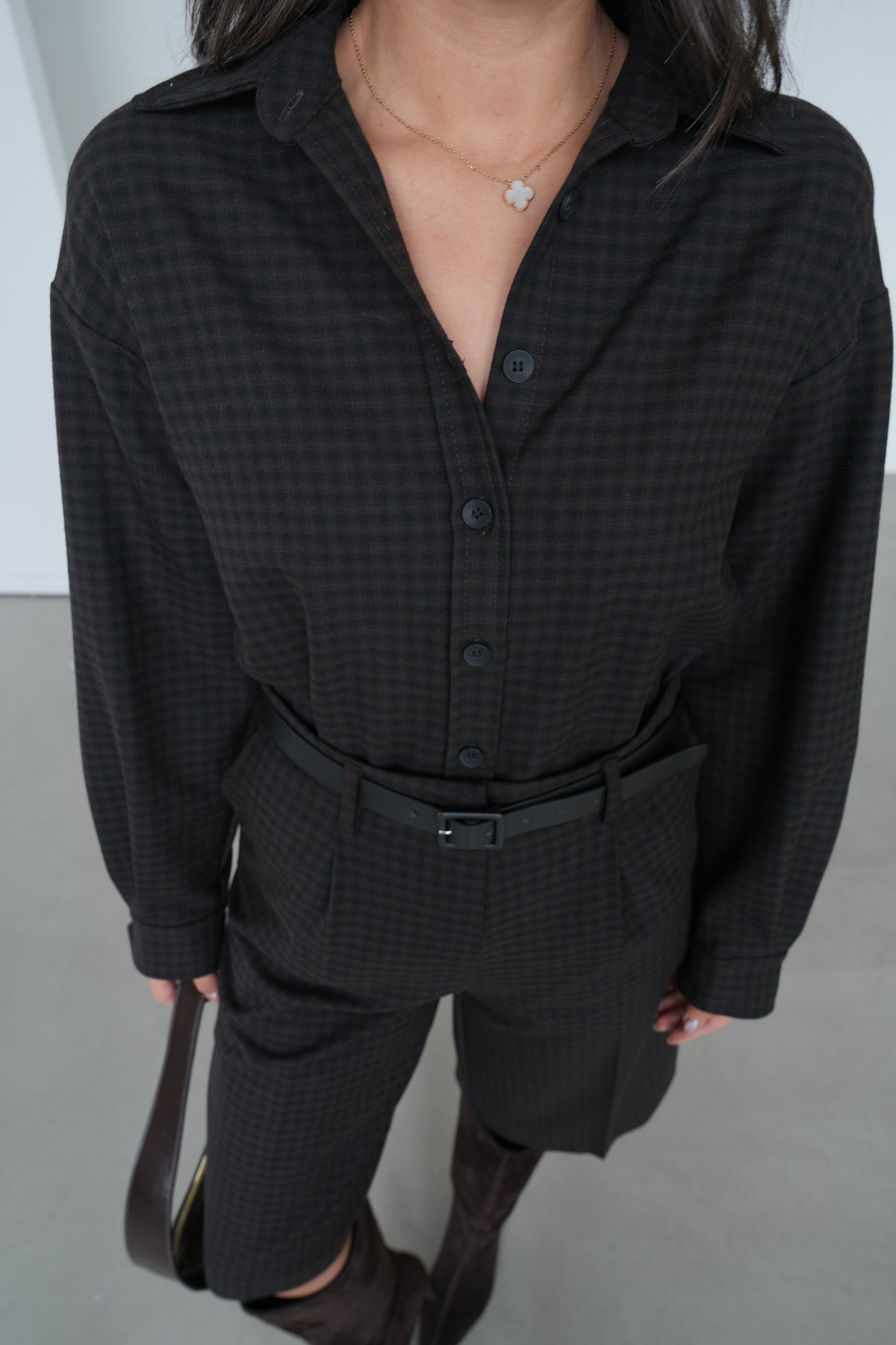 Tok Doku Ekose Gömlek