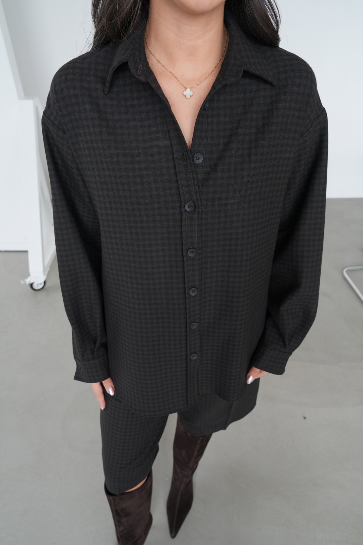 Tok Doku Ekose Gömlek