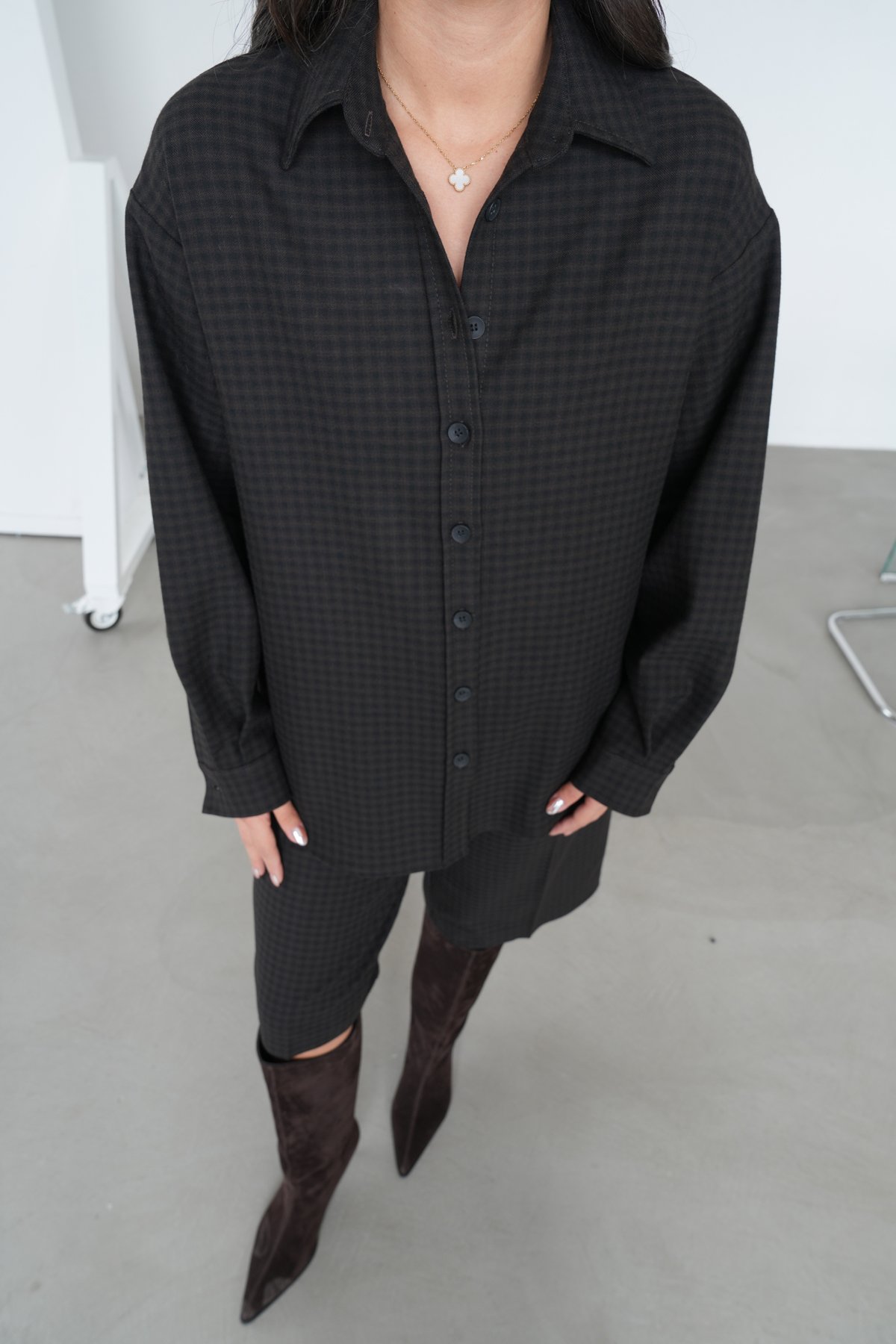 Tok Doku Ekose Gömlek