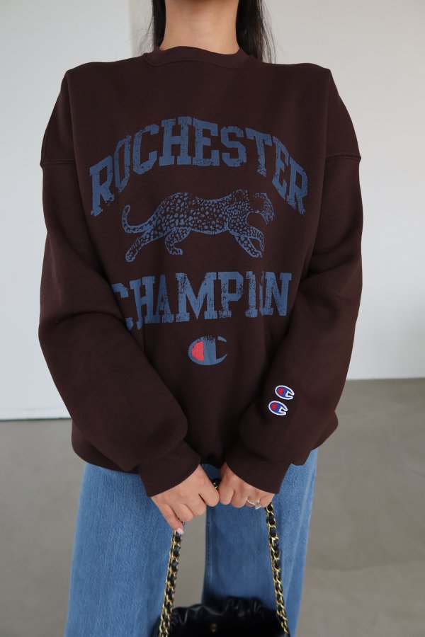 Önü Baskılı Oversize Sweat