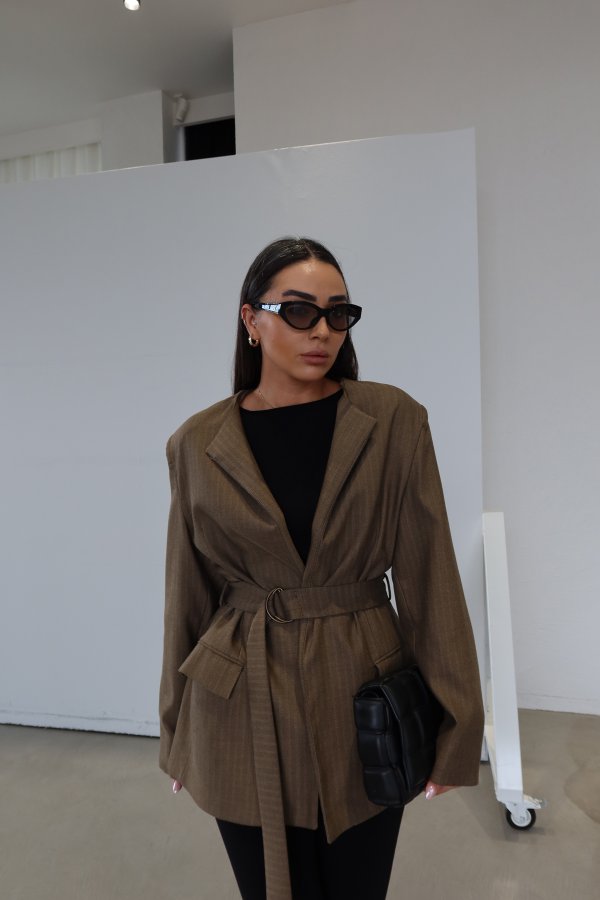 Hakim Yaka Balık Sırtı Ceket