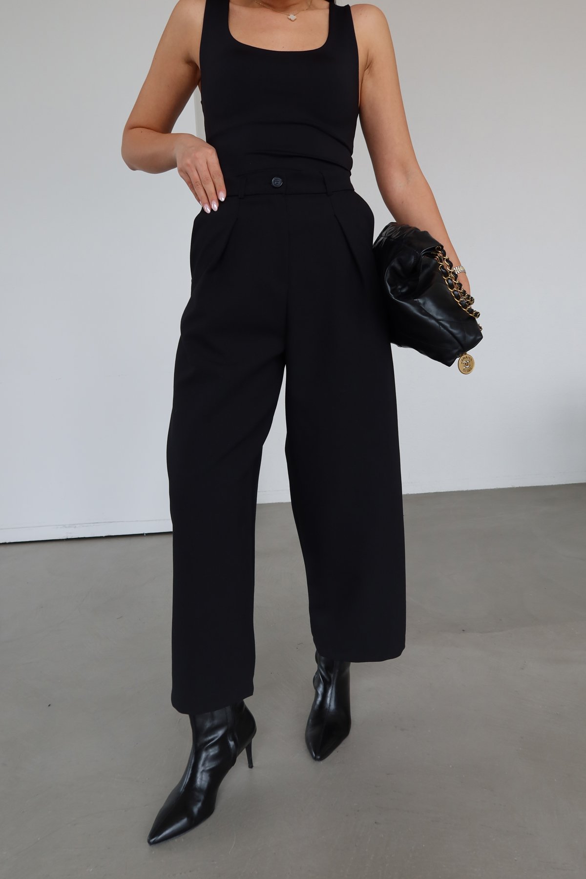 Pileli Tok Doku Premium Pantolon