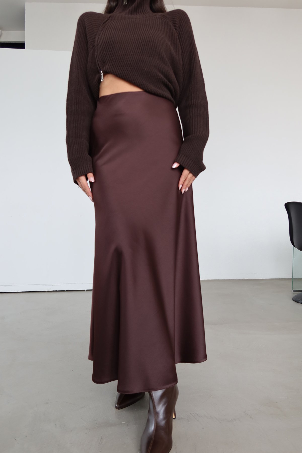 Tok Doku Maxi Saten Etek