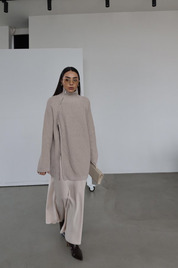 Tok Doku Maxi Saten Etek